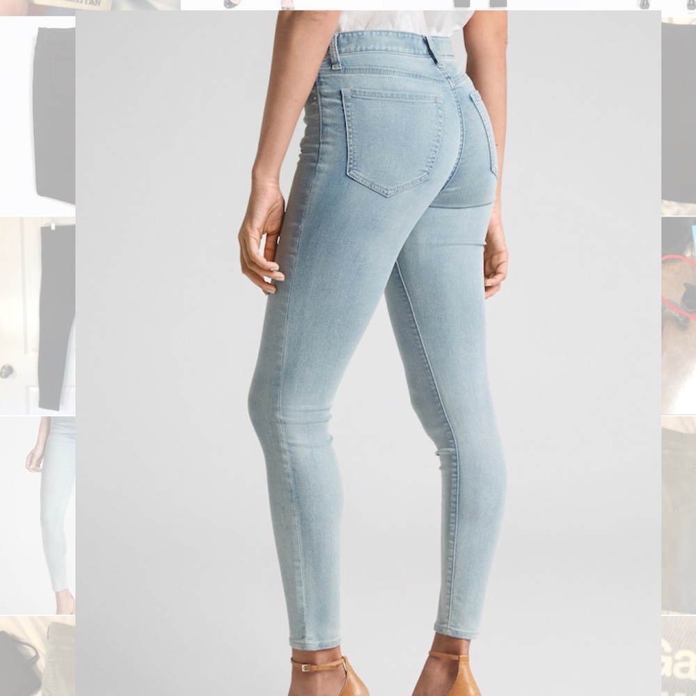 NWOT Gap Mid-Rise Legging Skimmer in Grey